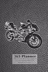 365 Planner: Large professional planner for all your diary and organisational needs and tracking your motorsport adventures on a weekly basis - Page per week dia