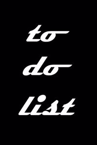 To do list