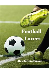 Football Lovers Resolution Journal