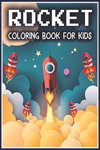 Rocket Coloring Book for Kids