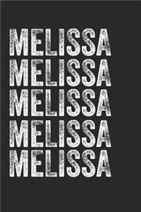 Name MELISSA Journal Customized Gift For MELISSA A beautiful personalized