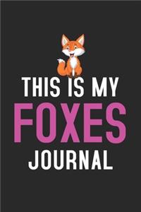 This Is My Foxes Journal