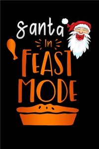 santa in feast mode