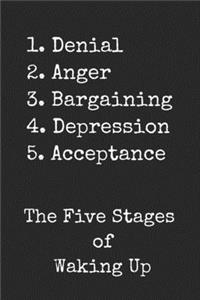 Denial Anger Bargaining Depression Acceptance The Five Stages Of Waking Up