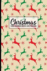 Christmas Card Address Book and Tracker