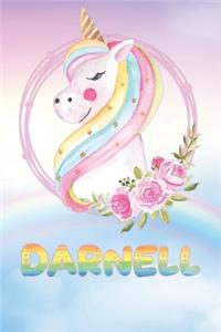 Darnell: Want To Give Darnell A Unique Memory & Emotional Moment? Show Darnell You Care With This Personal Custom Named Gift With Darnell's Very Own Unicorn 