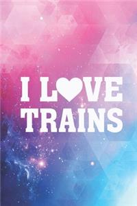 I Heart Love Trains - Locomotive Journal