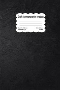 Graph paper composition notebook