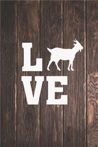 I Love Goats - Goat Animal Lover Journal
