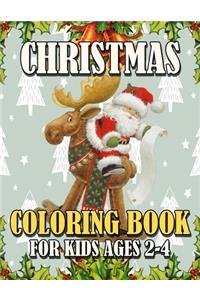 Christmas Coloring Book for Kids Ages 2-4