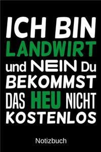 Ich bin Landwirt und nein du bekommst das Heu nicht kostenlos