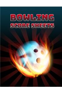 Bowling Score Sheets