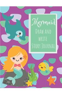 Mermaid Draw and Write Story Journal