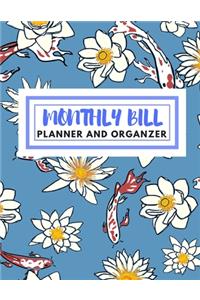 Monthly Bill Planner Organizer