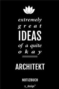 Notizbuch für Architekten / Architekt / Architektin