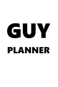 2020 Daily Planner For Men Guy Planner Black Font White Design 388 Pages
