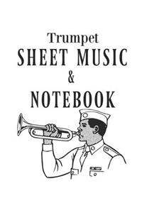 Trumpet Sheet Music & Notebook