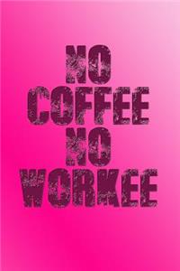 No Coffee No Workee