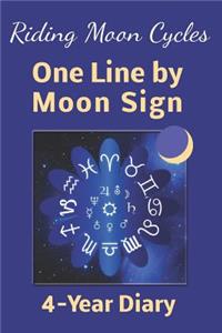 One Line by Moon Sign 4-Year Diary