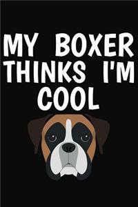 My Boxer Thinks I'm Cool