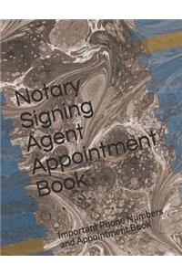 Notary Signing Agent Appointment Book