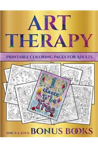Printable Coloring Pages for Adults (Art Therapy)