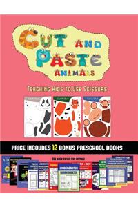 Scissor Skills Kindergarten (Cut and Paste Animals)