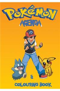Pokemon Agenda and colouring book