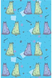 Journal Notebook For Cat Lovers Purr Meow