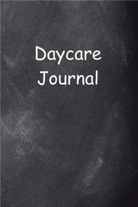 Daycare Journal Chalkboard Design