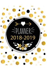 2018 - 2019 Weekly & Monthly Planner
