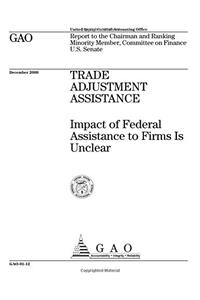 Trade Adjustment Assistance: Impact of Federal Assistance to Firms Is Unclear