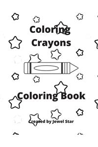 Coloring Crayons Coloring Book