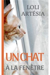 Un chat à la fenêtre