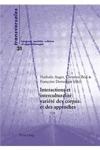 Interactions Et Interculturalité Variété Des Corpus Et Des Approches