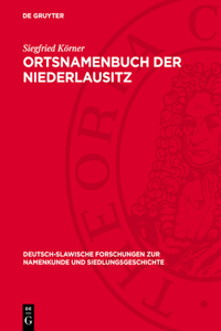 Ortsnamenbuch Der Niederlausitz