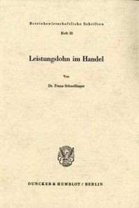 Leistungslohn Im Handel