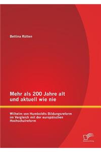 Mehr als 200 Jahre alt und aktuell wie nie