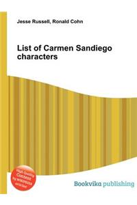 List of Carmen Sandiego Characters