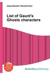 List of Gaunt's Ghosts Characters