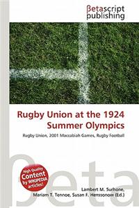 Rugby Union at the 1924 Summer Olympics