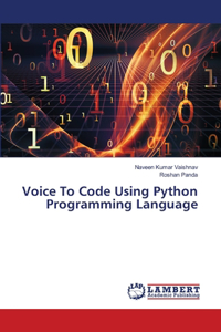 Voice To Code Using Python Programming Language