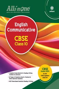 (Old Edition) Arihant All In One Class 10th English Communicative for CBSE Exam 2024