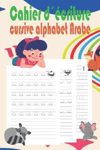 Cahier d´écriture cursive alphabet Arabe