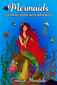 Mermaids - Coloring Book with Mandalas