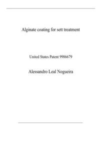 Alginate coating for sett treatment
