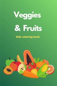 Veggies And Fruits Coloring