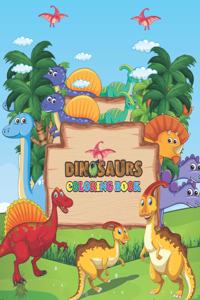 Dinosaurs Coloring Book