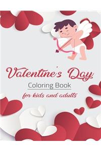 Valentine's Day Coloring Book for Kids and adult