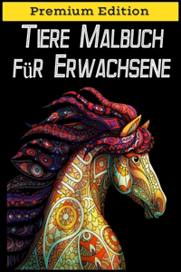 Tiere Malbuch für Erwachsene